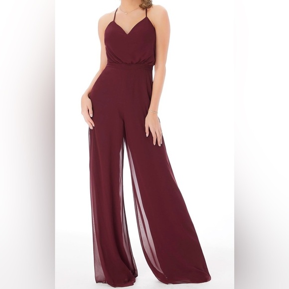 Hayley Paige Occasions Dresses & Skirts - HAYLEY PAIGE Women Elegant Jumpsuit Purple Size 4